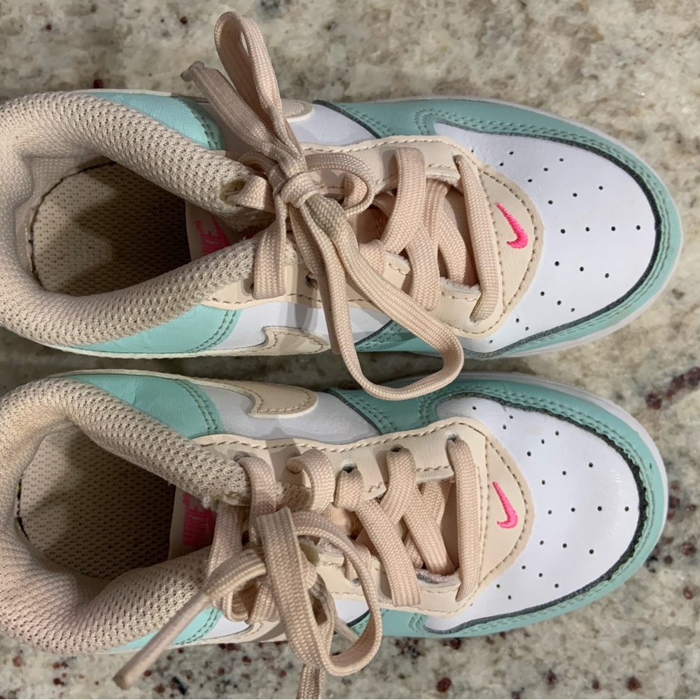 Nike Kids' Mint and Pink Sneakers
